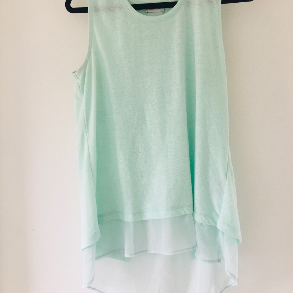 Mint Layered Top